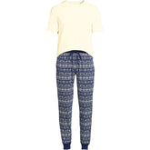 Men's Tall Knit Jersey Pajama Sleep Set