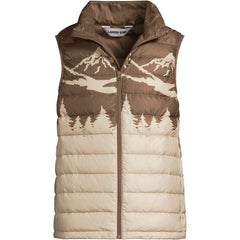 Men's Wanderweight Packable Print Down Vest