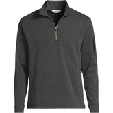 Men's Tall Long Sleeve Cooling Performance Pique Quarter Zip