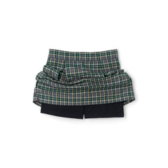 Little Girls Plaid Top of Knee Pleat Skort