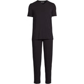 Men's Short Sleeve Cooling Knit V-Neck Pajama Set