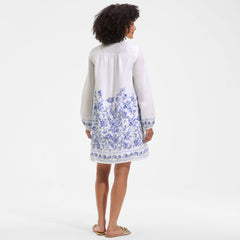 Women's Voile Tie Neck Dress