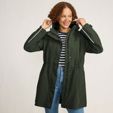 Women's Plus Size Squall Hooded Waterproof Raincoat