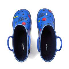 Kids Pull On Splash Rubber Rain Boots