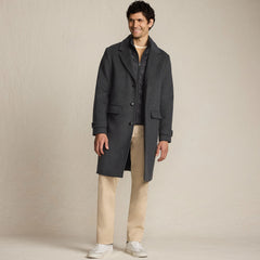 Men's Wool Blend Top Coat