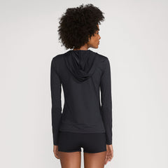 Women's SunShade UPF 50 Hooded Zip Front Rash Guard