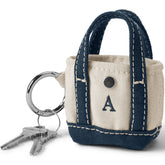 Pre-Monogrammed Letter A Micro Canvas Tote