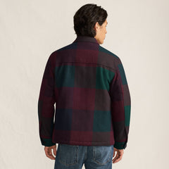 Men's Wool Blend Shirt Jacket