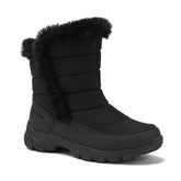 Kids Expedition Faux Fur Waterproof Puffer Snow Boots