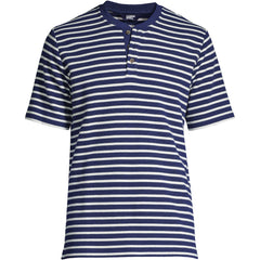 Men's Waffle Short Sleeve Pajama Henley