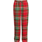 Men's Tall Sherpa Fleece Lined Flannel Pajama Pant