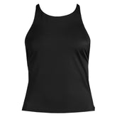 Women's Tugless High Neck Strappy Back Tankini Top