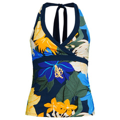 Women's V-Neck Halter Tankini Top