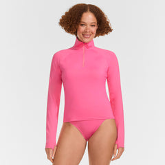 Women's SunShade UPF 50 Quarter Zip Rash Guard