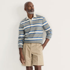Men's No Iron 9" Pleated Front Chino Short