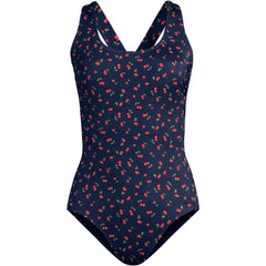 Women's Tugless X-Back One Piece Swimsuit