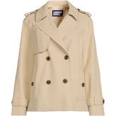 Women's Plus Size Trench Rain Jacket