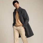 Men's Wool Blend Top Coat