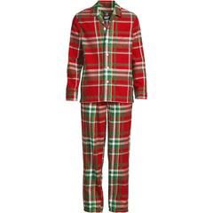 Men's Tall Flannel Pajama Set