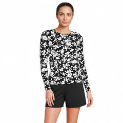 Women's SunShade UPF 50 Long Sleeve Rash Guard Swim Tee