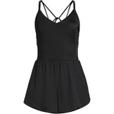 Women's Tugless V-Neck Strappy X-Back Swim Romper
