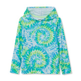 Kids Sunshade UPF 50 Chlorine Resistant Long Sleeve Sun Hoodie Rash Guard