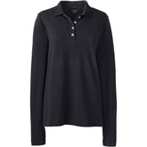 Women's Regular Long Sleeve Mesh Polo