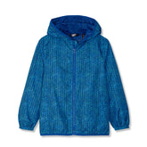 Kids Waterproof Hooded Packable Rain Jacket