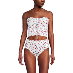 Womens Ruched Halter Midkini Top
