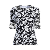 Women's Plus Size SunShade UPF 50 Elbow Sleeve Rash Guard Swim Tee