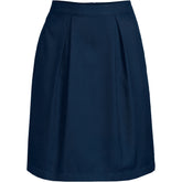 Women's Solid Pleated Skort Top of Knee