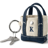 Pre-Monogrammed Letter K Micro Canvas Tote