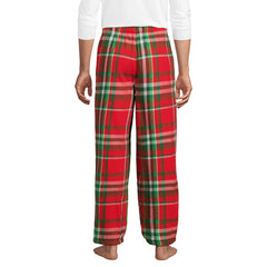 Men's Tall Sherpa Fleece Lined Flannel Pajama Pant