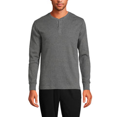 Men's Tall Knit Rib Pajama Henley