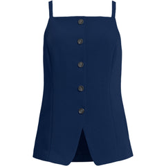 Women's Washable Suiting Button Front Vest
