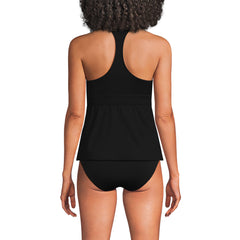 Women's V-Neck Racerback Flutter Tankini