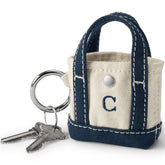 Pre-Monogrammed Letter C Micro Canvas Tote