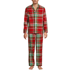 Men's Tall Flannel Pajama Set