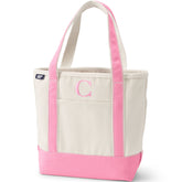 Pre-Monogrammed Letter C Canvas Tote Bag