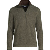 Men's Tall Sweater Fleece Quarter Zip Pullover