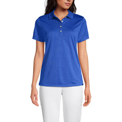 Women's Tall Short Sleeve Solid Active Polo