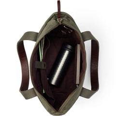 Waxed Canvas Tote