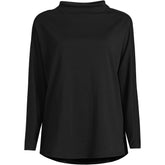 Women's Sport Knit Funnel Neck Top