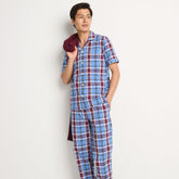 Men's Tall Short Sleeve Essential Pajama Shirt