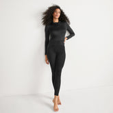 Women's Silk Interlock Turtleneck Long Underwear Top