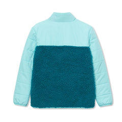 Kids Water Resistant Mixed Media Insulated Jacket