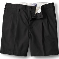 Men's No Iron 6" Comfort Waist Pleated Front Chino Short