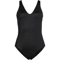 Women's Tugless V-Neck High Leg One Piece Swimsuit