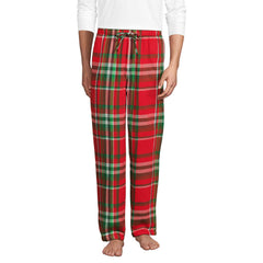 Men's Tall Sherpa Fleece Lined Flannel Pajama Pant
