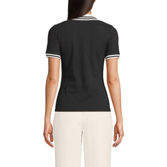 Women's Wide Rib Polo Shirt